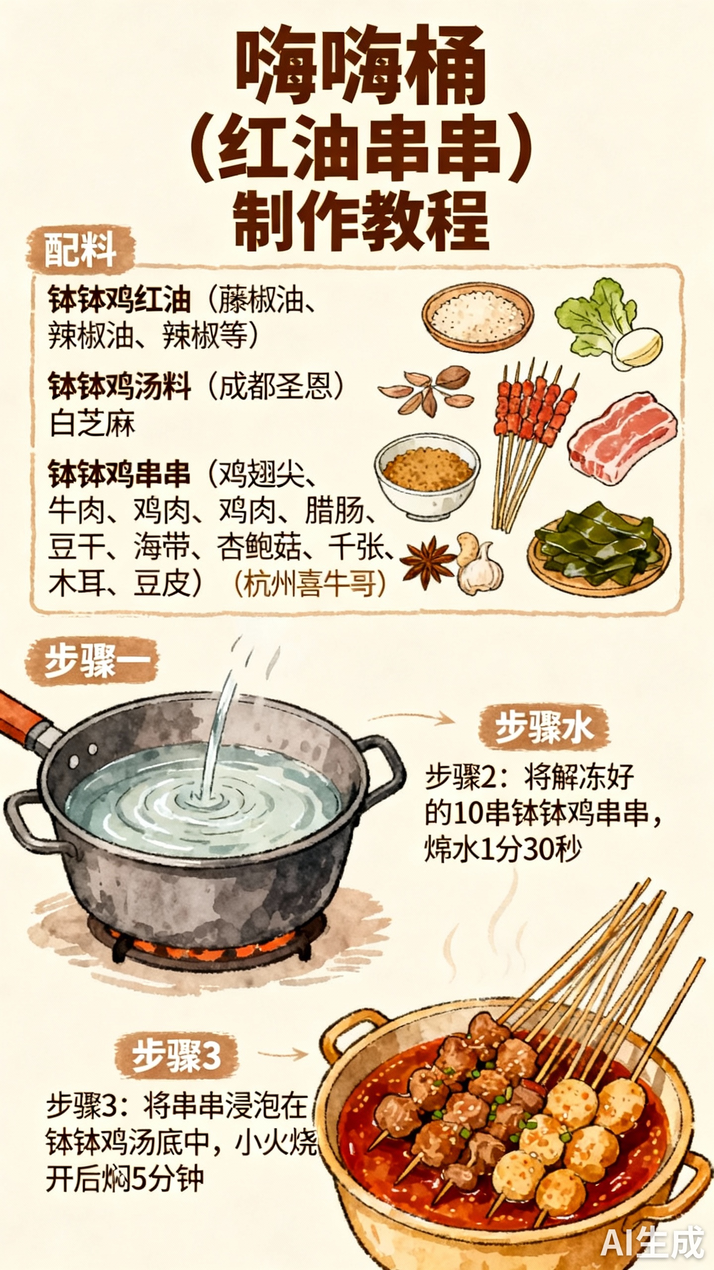 手绘制作流程