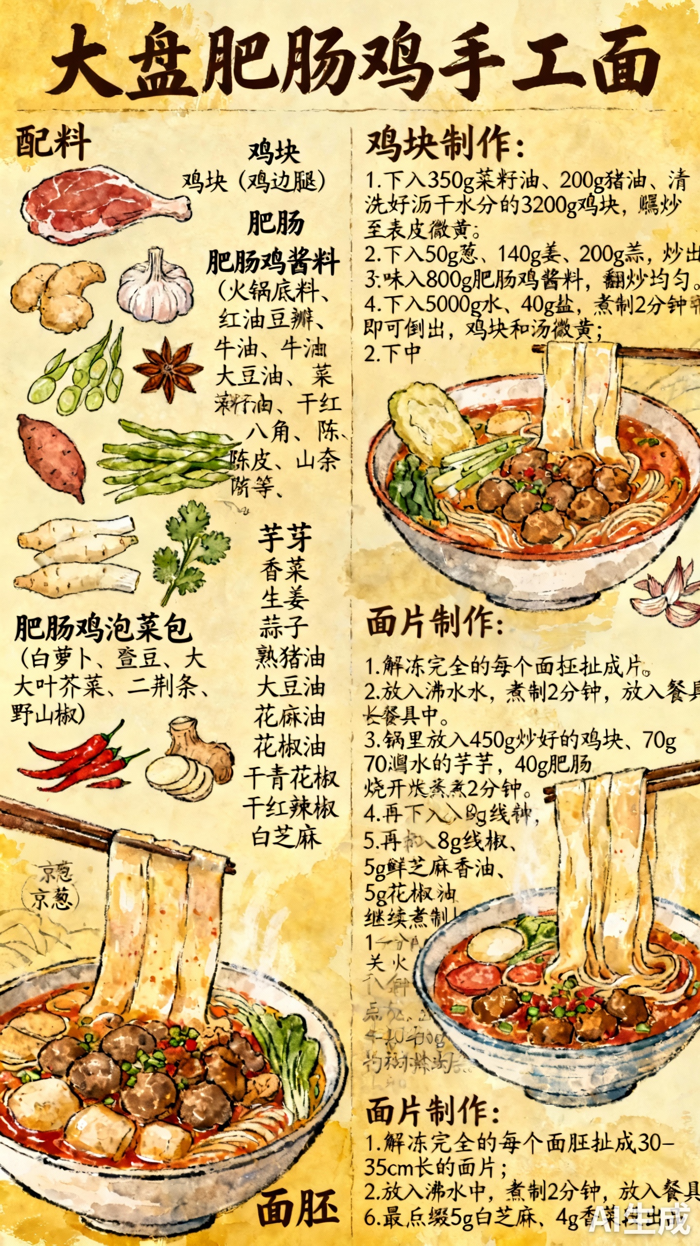 手绘制作流程