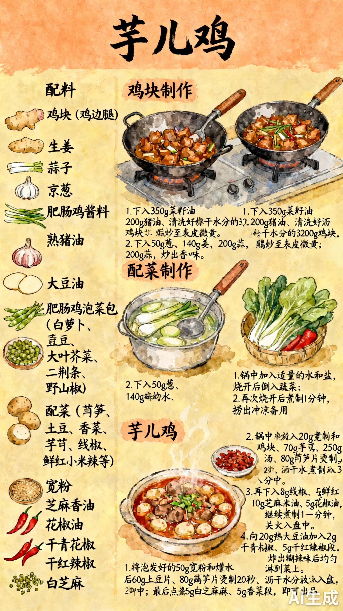 手绘制作流程