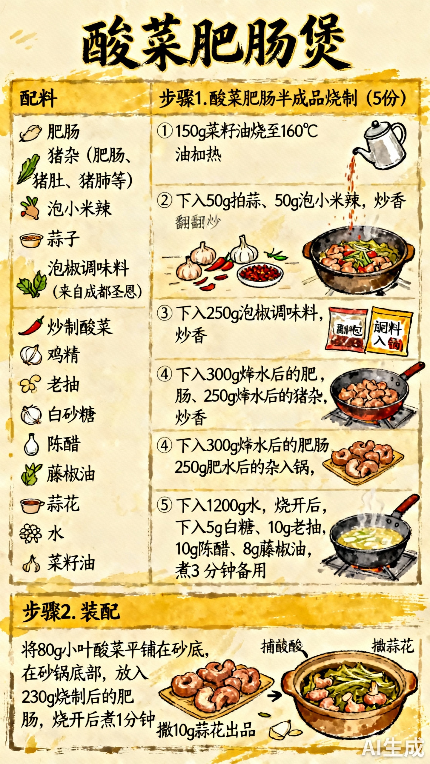 手绘制作流程