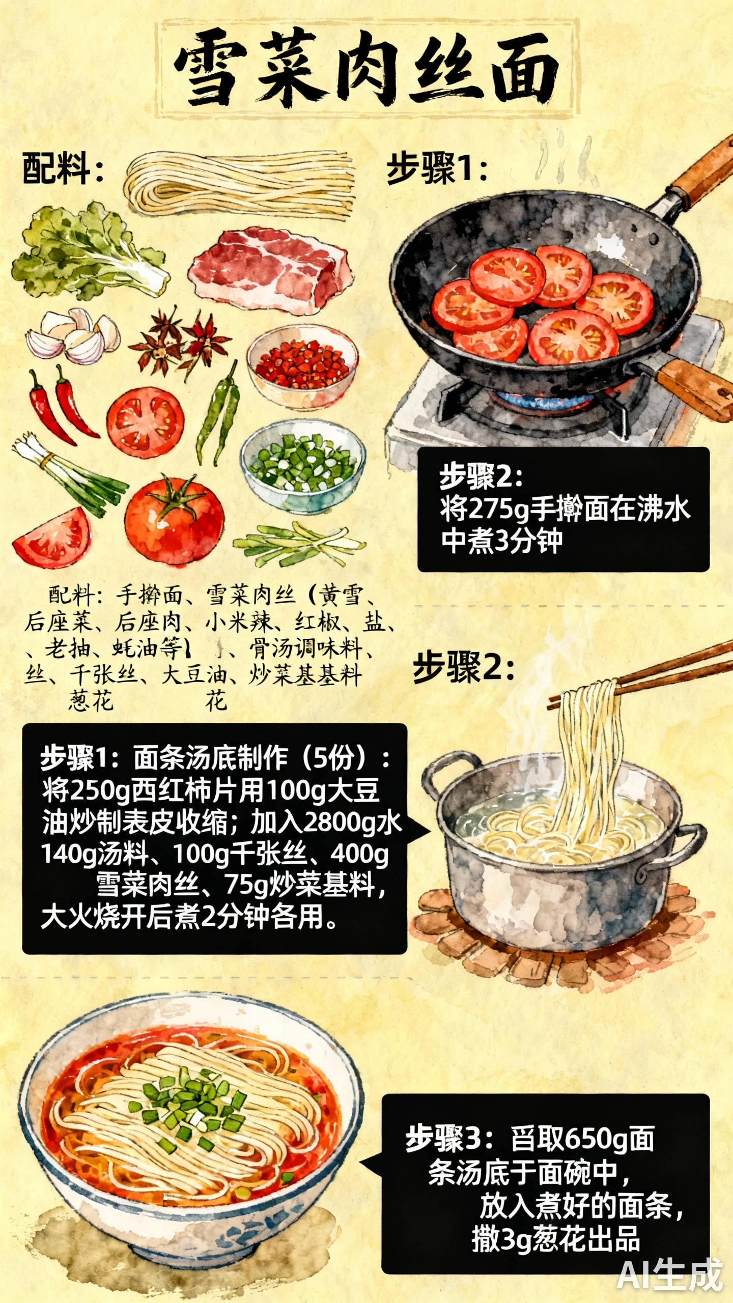 手绘制作流程