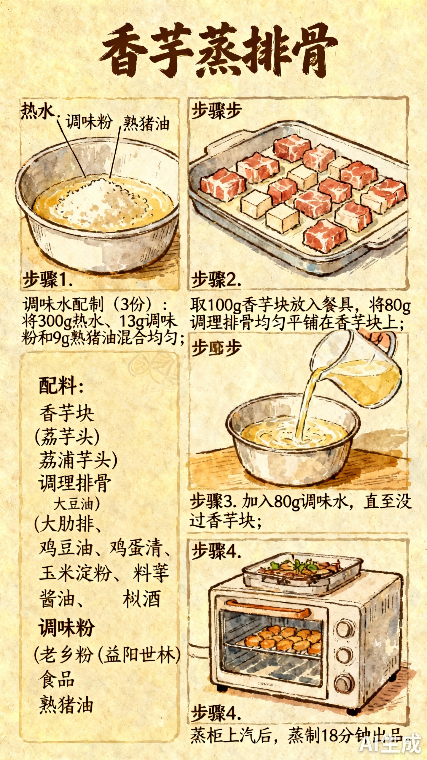 手绘制作流程